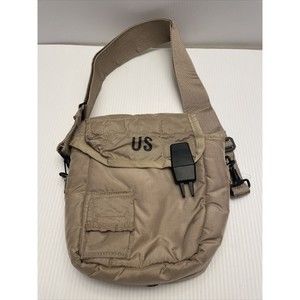 US Army Military 2 qt Water Canteen Desert Tan Insulated Cover Pouch W/Sling